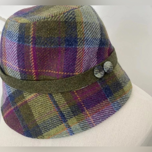 Mucros Weavers  Hat Clodagh Adjustable 100% Wool Bucket From Ireland NWOT - Picture 2 of 10